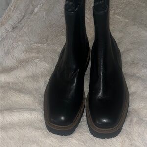 Sam Edelman Black Leather Men's Boots